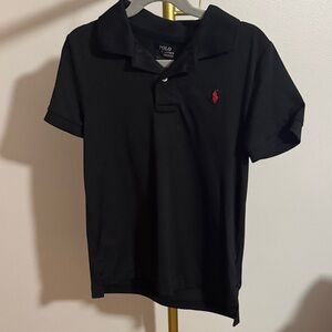 Polo by Ralph Lauren Kids Black Polo with Red Logo
